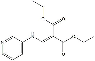 2-[(3-Pyridylamino)methylene]malonic acid diethyl ester Structure