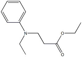 3-(N-Ethyl-N-phenylamino)propionic acid ethyl ester Struktur