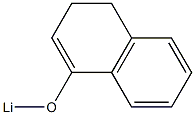 1-(Lithiooxy)-3,4-dihydronaphthalene Struktur