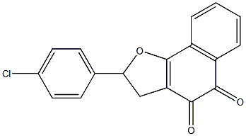 2-(4-Chlorophenyl)-2,3-dihydronaphtho[1,2-b]furan-4,5-dione