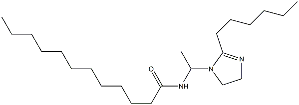 1-(1-Lauroylaminoethyl)-2-hexyl-2-imidazoline Struktur