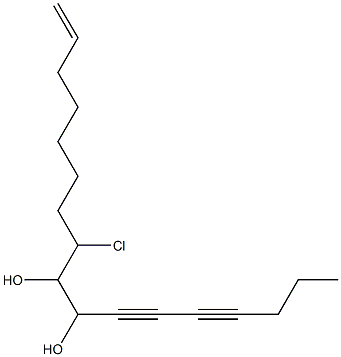 8-Chloro-1-heptadecene-11,13-diyne-9,10-diol