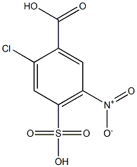 2-Chloro-5-nitro-4-sulfobenzoic acid