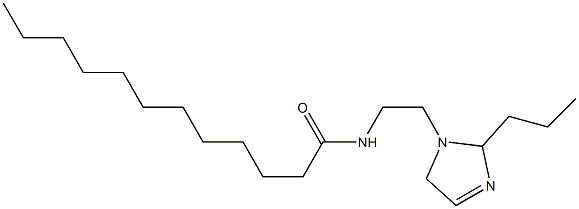 1-(2-Lauroylaminoethyl)-2-propyl-3-imidazoline Struktur