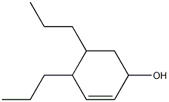 4,5-Dipropyl-2-cyclohexen-1-ol Structure