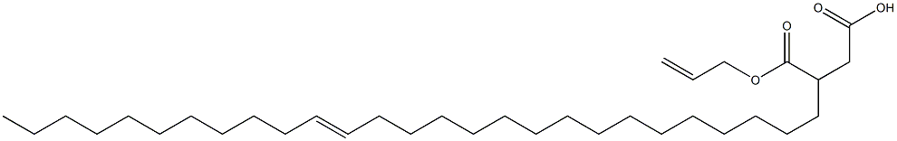 3-(16-Heptacosenyl)succinic acid 1-hydrogen 4-allyl ester Struktur