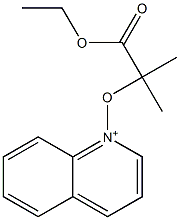 1-(1-Ethoxycarbonyl-1-methylethoxy)quinolinium Struktur