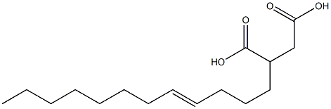 6-Tetradecene-1,2-dicarboxylic acid Struktur