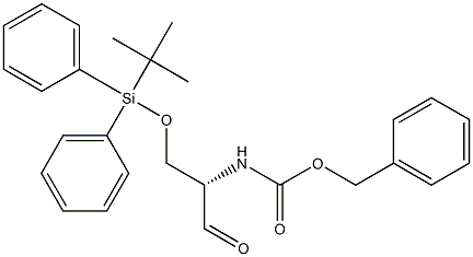 [(1S)-1-Formyl-2-(tert-butyldiphenylsilyloxy)ethyl]carbamic acid benzyl ester Struktur