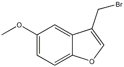 3-(broMoMethyl)-5-Methoxybenzofuran Struktur