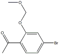 1-(4-Bromo-2-methoxymethoxy-phenyl)-ethanone Structure