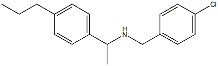 [(4-chlorophenyl)methyl][1-(4-propylphenyl)ethyl]amine