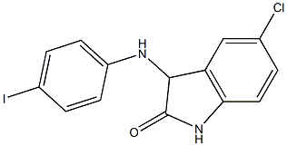 5-chloro-3-[(4-iodophenyl)amino]-2,3-dihydro-1H-indol-2-one