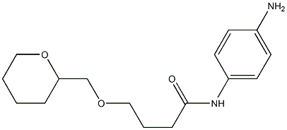 N-(4-aminophenyl)-4-(oxan-2-ylmethoxy)butanamide Struktur