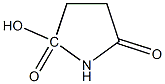 1-hydroxysuccinimide Struktur