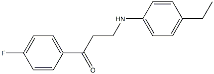 3-(4-ethylanilino)-1-(4-fluorophenyl)-1-propanone
