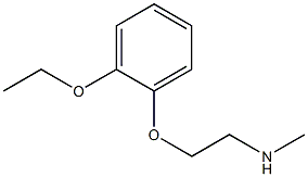 [2-(2-ethoxyphenoxy)ethyl](methyl)amine Struktur