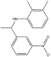 2,3-dimethyl-N-[1-(3-nitrophenyl)ethyl]aniline Struktur