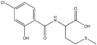 2-[(4-chloro-2-hydroxyphenyl)formamido]-4-(methylsulfanyl)butanoic acid