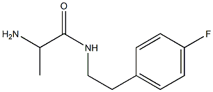 2-amino-N-[2-(4-fluorophenyl)ethyl]propanamide Structure