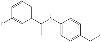 4-ethyl-N-[1-(3-fluorophenyl)ethyl]aniline