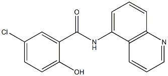 5-chloro-2-hydroxy-N-(quinolin-5-yl)benzamide
