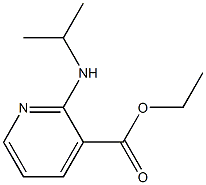 ethyl 2-(propan-2-ylamino)pyridine-3-carboxylate Struktur