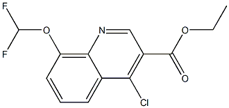 ethyl 4-chloro-8-(difluoromethoxy)quinoline-3-carboxylate