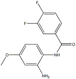 N-(2-amino-4-methoxyphenyl)-3,4-difluorobenzamide Struktur