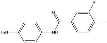 N-(4-aminophenyl)-3-fluoro-4-methylbenzamide Struktur