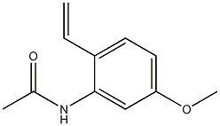 N-(2-Ethenyl-5-methoxyphenyl)acetamide Struktur