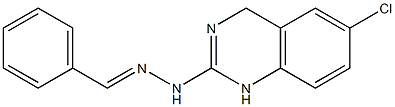 Benzaldehyde [[6-chloro-1,4-dihydroquinazolin]-2-yl]hydrazone Struktur