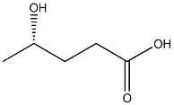 [S,(+)]-4-Hydroxyvaleric acid Struktur