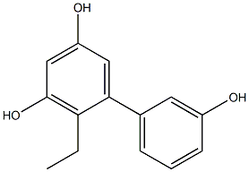 2-Ethyl-1,1'-biphenyl-3,3',5-triol Struktur