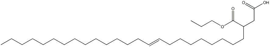 3-(9-Tetracosenyl)succinic acid 1-hydrogen 4-propyl ester Structure
