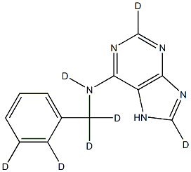N6-Benzyladenine-D7 Struktur