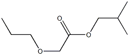 Isobutyl propoxyacetate Struktur
