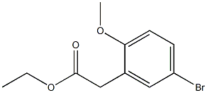 Ethyl (5-bromo-2-methoxyphenyl)-acetate Struktur