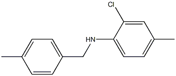 2-chloro-4-methyl-N-[(4-methylphenyl)methyl]aniline