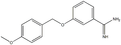 3-[(4-methoxybenzyl)oxy]benzenecarboximidamide