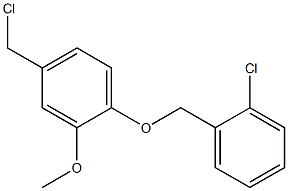 4-(chloromethyl)-1-[(2-chlorophenyl)methoxy]-2-methoxybenzene
