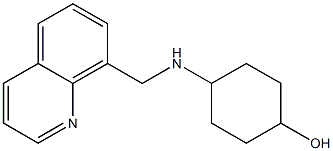4-[(quinolin-8-ylmethyl)amino]cyclohexan-1-ol Struktur