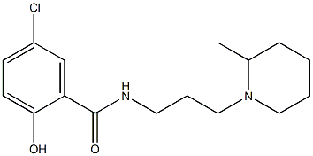5-chloro-2-hydroxy-N-[3-(2-methylpiperidin-1-yl)propyl]benzamide