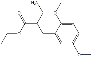 ethyl 3-amino-2-[(2,5-dimethoxyphenyl)methyl]propanoate Struktur
