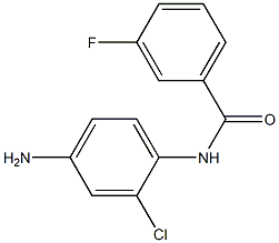 N-(4-amino-2-chlorophenyl)-3-fluorobenzamide Struktur