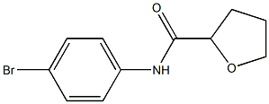 N-(4-bromophenyl)tetrahydrofuran-2-carboxamide Struktur