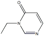 3-Ethyl-4(3H)-pyrimidinone Struktur