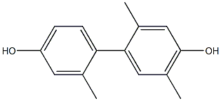 2,2',5-Trimethyl-1,1'-biphenyl-4,4'-diol Structure
