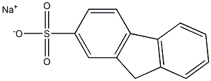 9H-Fluorene-2-sulfonic acid sodium salt Struktur