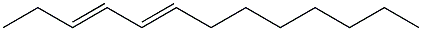 (3E,5E)-3,5-Tridecadiene Struktur